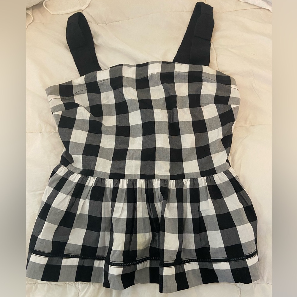 Kate Spade Gingham Tank Top